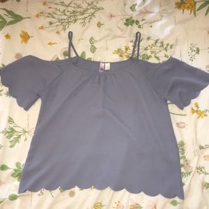 Sky Blue Blouse